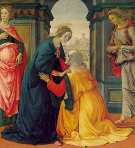 The Visitation by Domenico Ghirlandaio 1486-1490