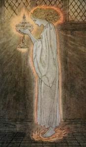 Grail Maiden - Arthur Rackham 1917